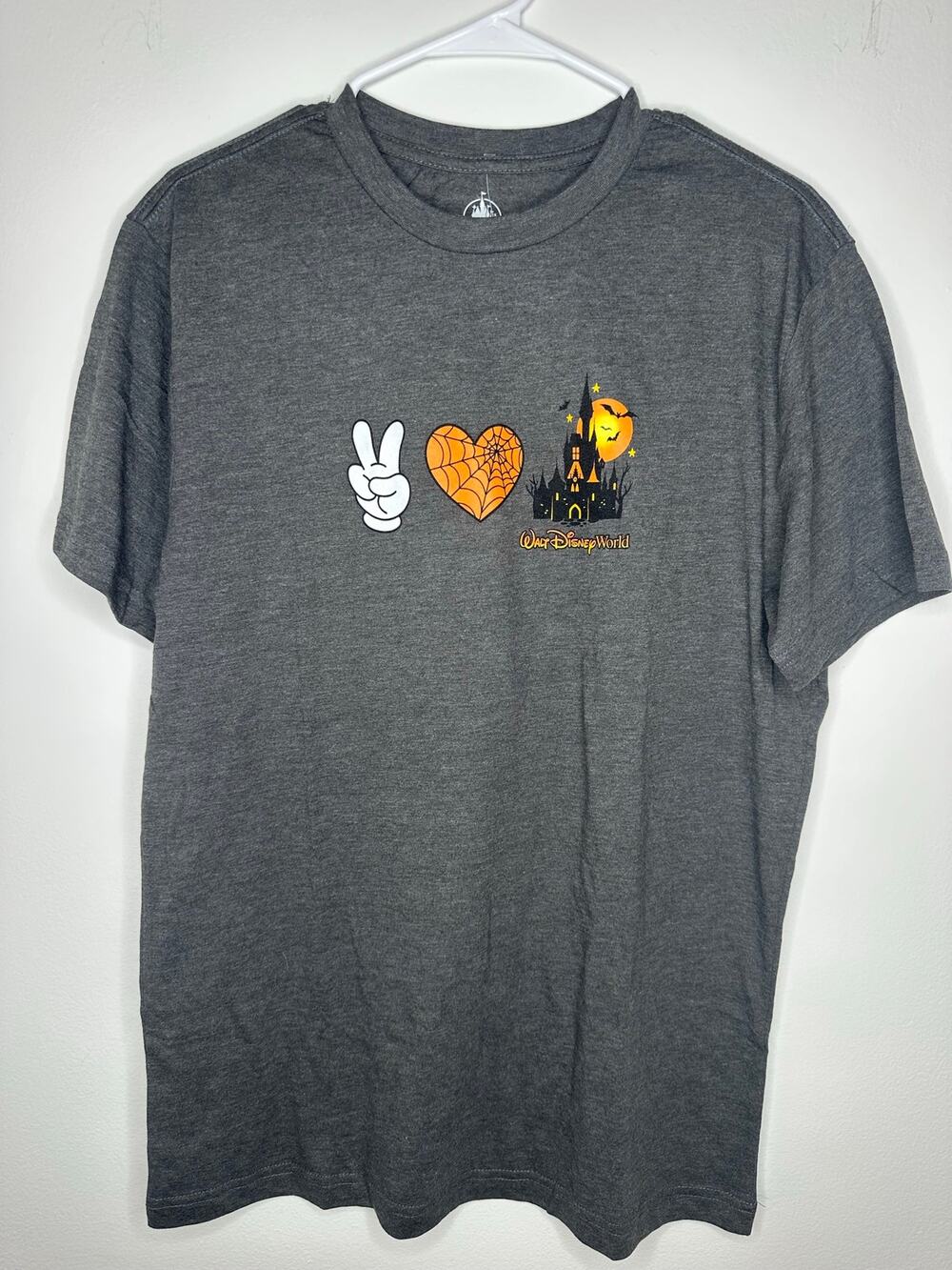 Disney Parks Peace Love and Walt Disney World Halloween T-shirt